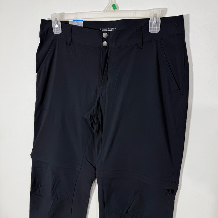 COLUMBIA WOMEN ACTIVE FIT STRAIGHT LEG CANVERTABLE PERFORMANCE PANT BRAND NEW WITH STRETCH BLACK COLOUR