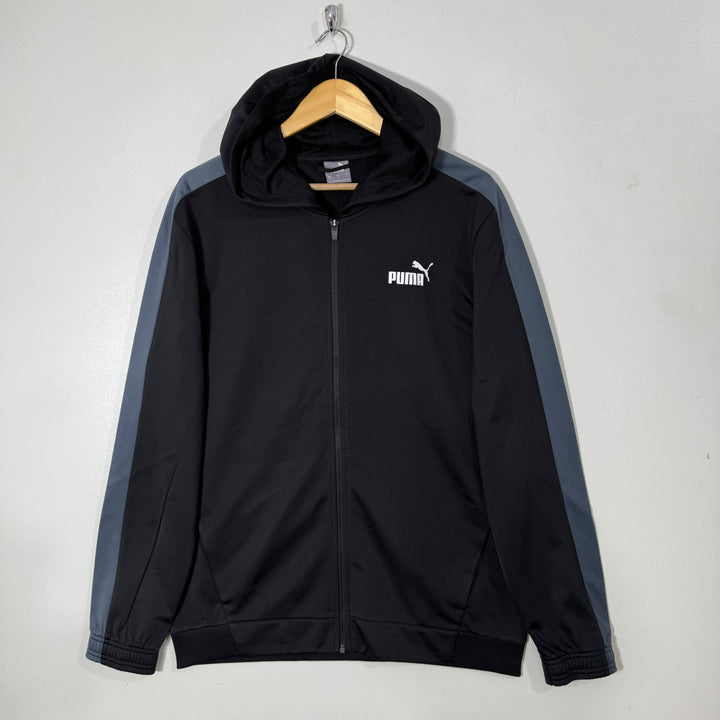 PUMA SPORT JACKET HOODIE BLACK COLOUR