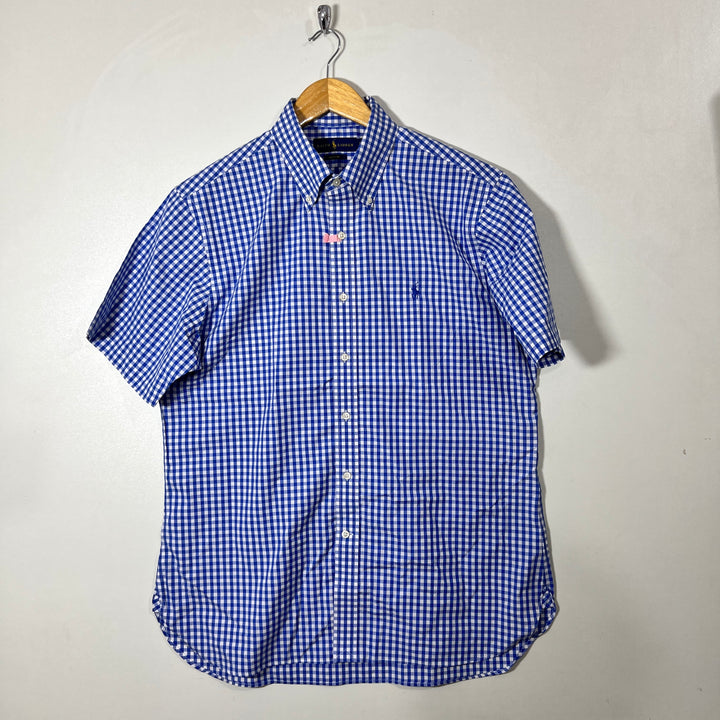 RALPH LAUREN POLO BUTTDOWN HALF SLEEVES SHIRT