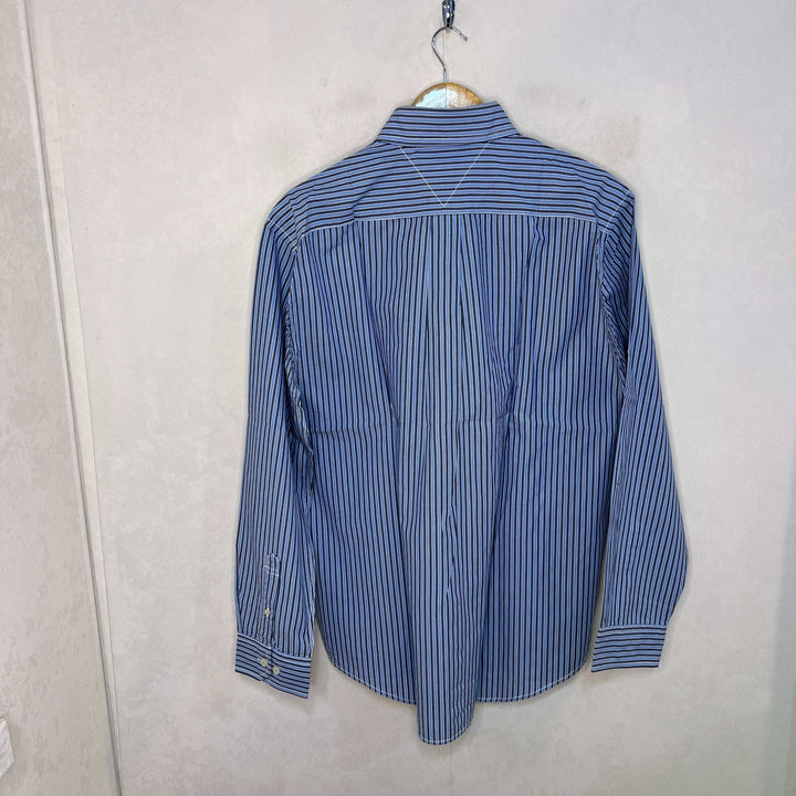 TOMMY HILFIGER BUTTON DOWN LONG SLEEVES COTTON SHIRT - JS BROTHERS 