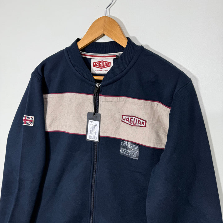 JAGUAR RACING BEN COLLAR FLEECE JACKET BRAND NEW  BLUE COLOUR