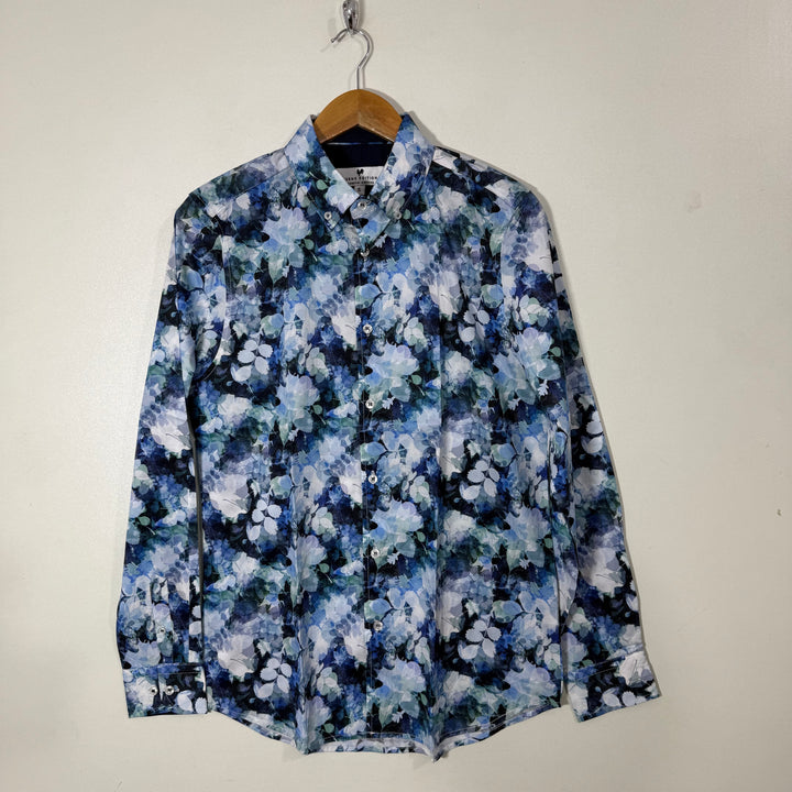 BERNS EDITION BUTTON DOWN CASUAL COTTON SHIRT