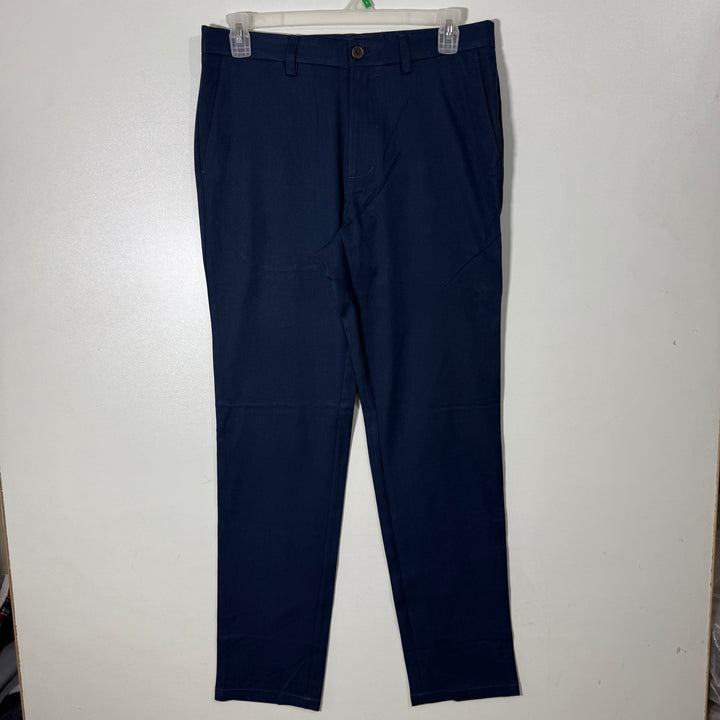 HAGGAR SLIM FIT PERFORMANCE PANT WITH STRETCH BLUE COLOUR