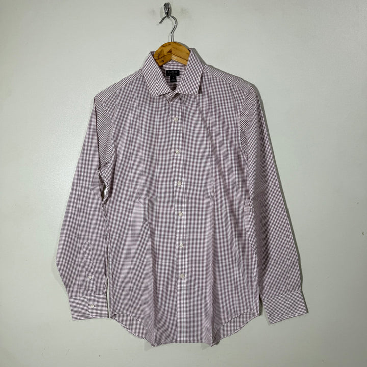 J CREW SLIM FIT PERFORMANCE COTTON SHIRT WITH STRETCH