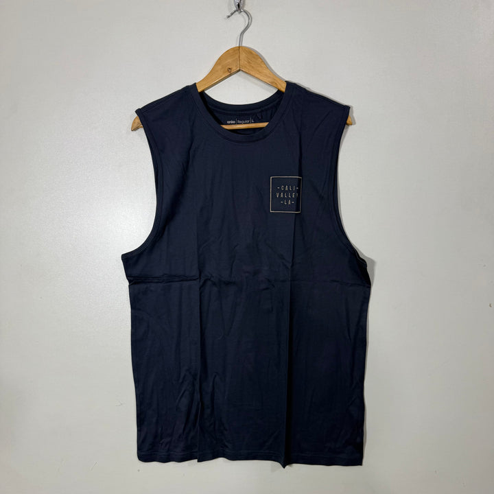ANKO COTTON SLEEVES LESS BLUE COLOUR