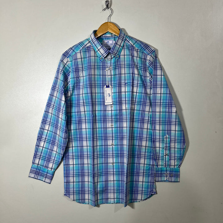 SOUTHERN TIDE BUTTON DOWN CHECKERED SHIRT BRAND NEW