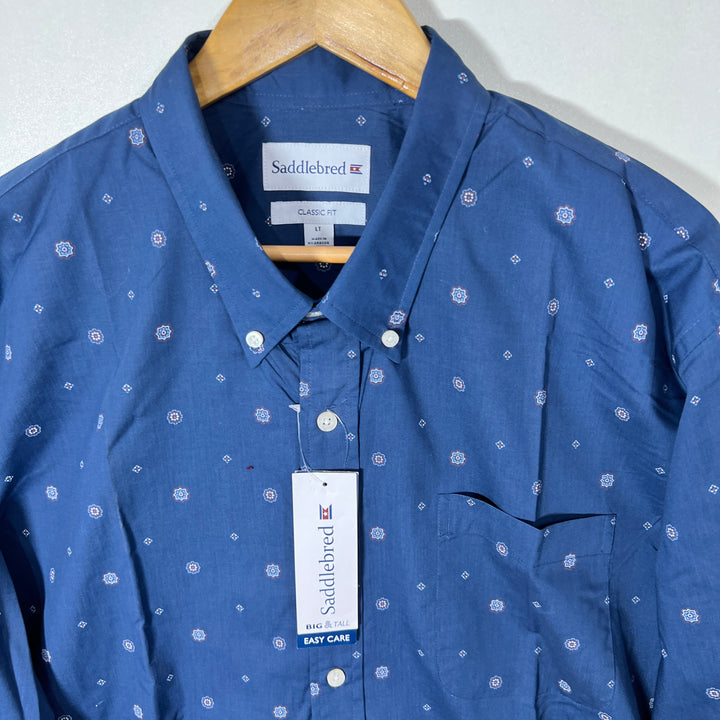 SADDLEBRED CLASSIC FIT BUTTON DOWN SLEEVES SHIRT BRAND NEW