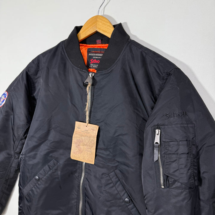 SCHOTT BEN COLLAR BOMBER JACKET BRAND NEW