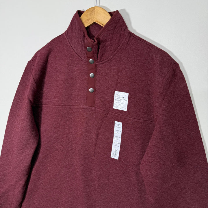 SONOMA SUPERSOFT 4 BUTTON FLEECE PULLOVER BRAND NEW