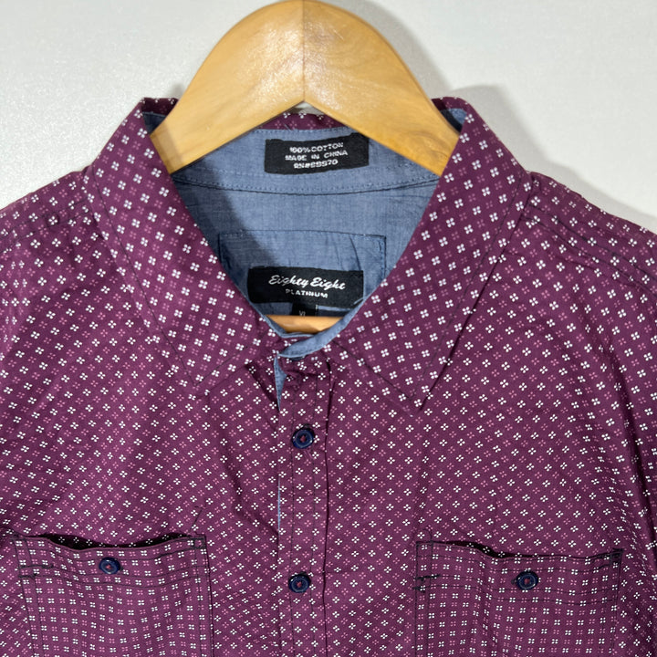 EIGHTY EIGHT DOUBLE POCKETS CASUAL COTTON SHIRT