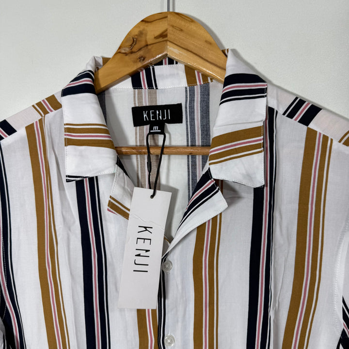 KENJI SAFARI COLLAR HALF SLEEVES HAWAI SHIRT BRAND NEW