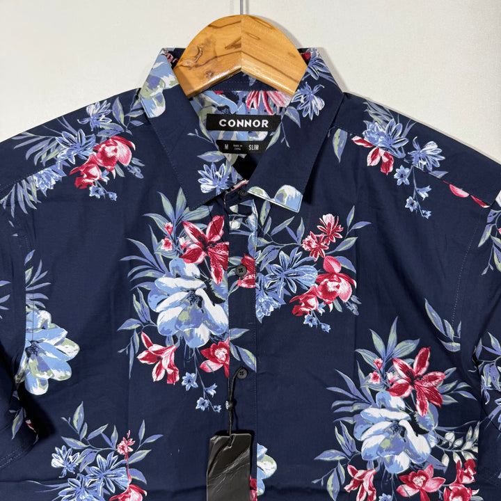 CONNOR SLIM FIT HALF SLEEVES COTTON SHIRT BRAND NEW