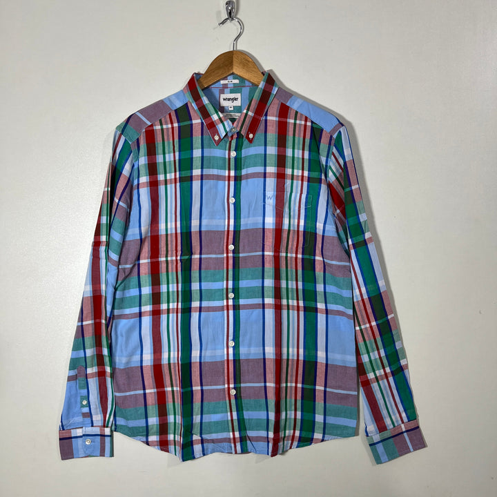 WRANGLER BUTTON DOWN CASUAL COTTON SHIRT