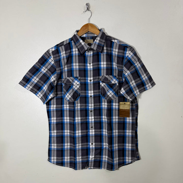 SONOMA DOUBLE POCKETS HALF SLEEVES COTTON SHIRT BRAND NEW