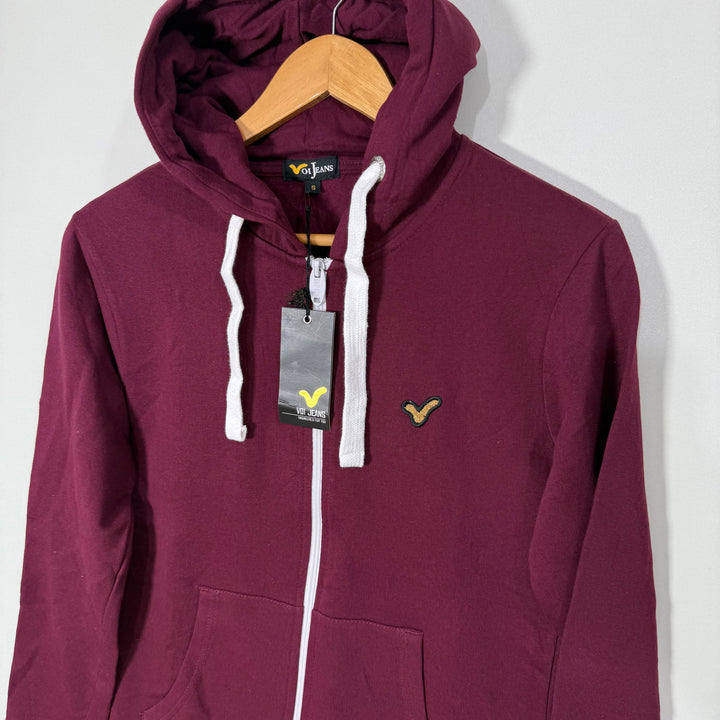 VOI JEANS SWEAT JACKET BRAND NEW INNER FLEECE WITH HOOD