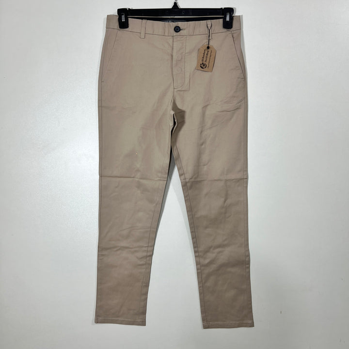 DENIM &CO SLIM FIT COTTON CHINO PANT WITH STRETCH