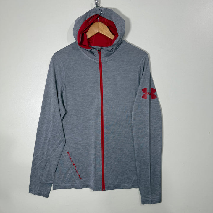 UNDER ARMOUR HEATGEAR  LIGHT FABRIC SPORT JACKET WITH HOOD