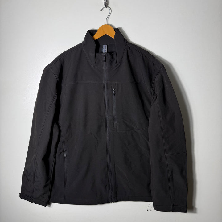 WEATHERPROOF SIFT SHELL WINDBREAKER JACKET BLACK COLOUR INNER FLEECE