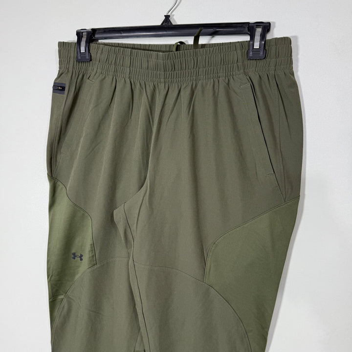 UNDER ARMOUR HYBRID PARACHUTE RUNNING SPORT TROUSER GREEN COLOUR