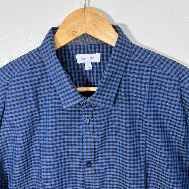 CALVIN KLEIN SEMI FORMAL COTTON SHIRT