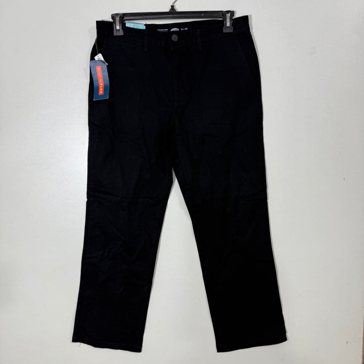 OLD NAVY BUILT IN FLEX ULTIMATE LOOSE FIT COTTON CHINO PANT BRAND NEW WITH STRETCH BLACK COLOUR