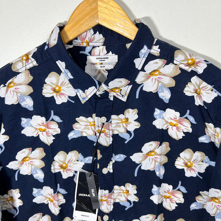 JACK & JONES SLIM FIT CASUAL COTTON SHIRT BRAND NEW