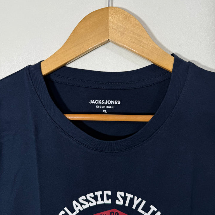 JACK & JONES COTTON TSHIRT BLUE COLOUR