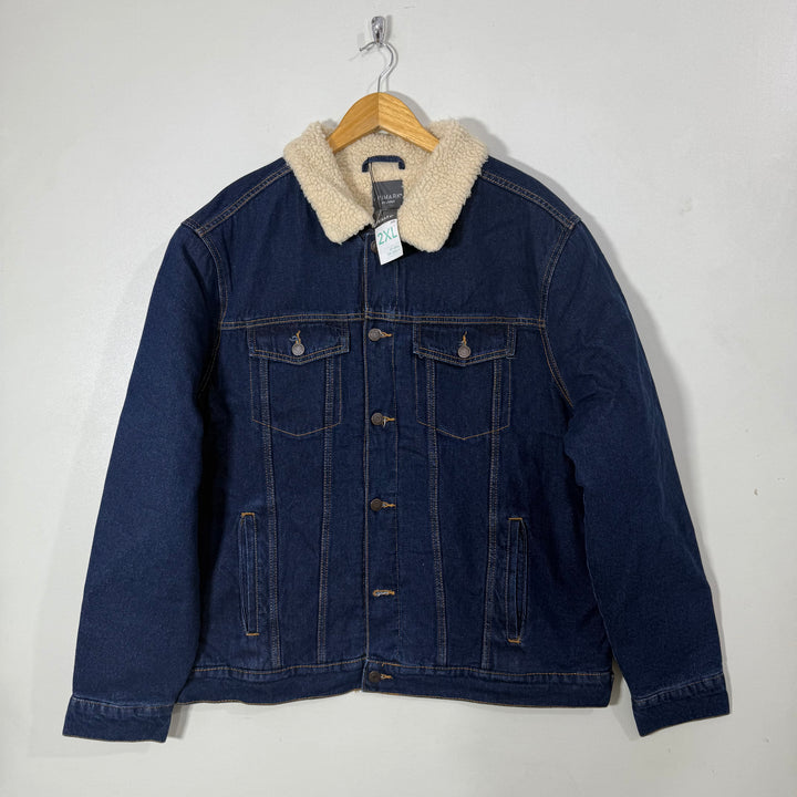 PRIMARK DENIM JACKET BRAND NEW INNER FLEECE SHERPA LINNED