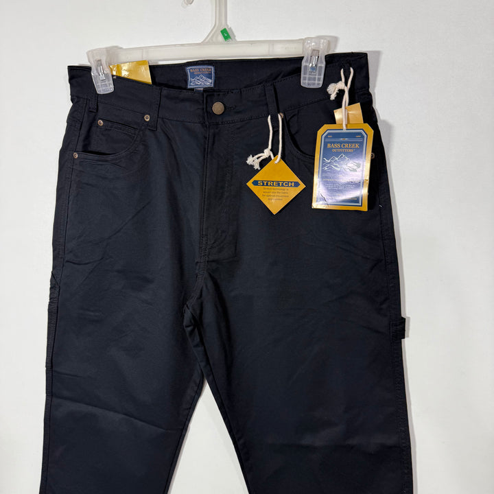 BASS CREEK STRAIGHT FIT CASUAL PANT BRAND NEW BLACK COLOUR