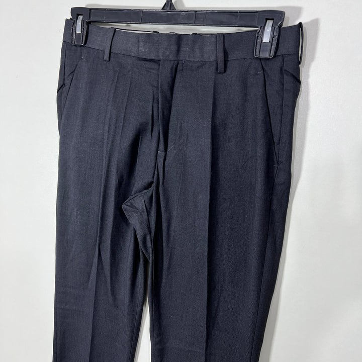 H&M SLIM FIT DRESS PANT WITHOUT STRETCH GREY COLOUR