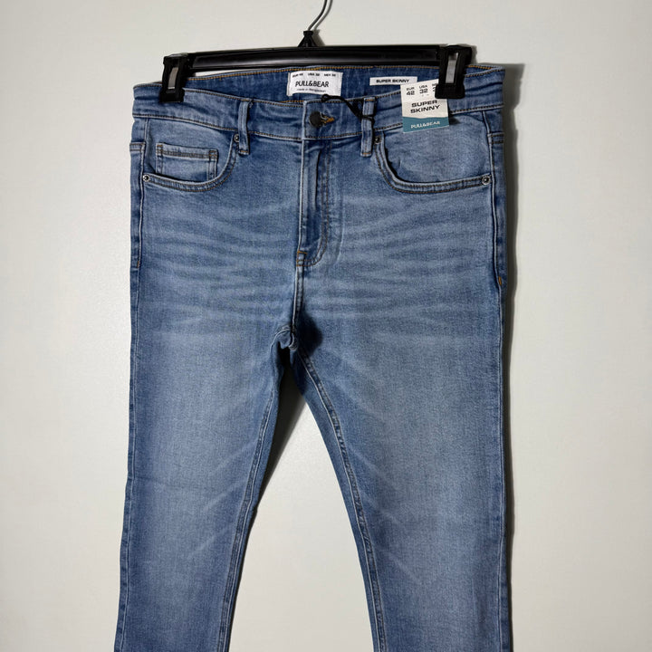 PULL & BEAR SUPER SKINNY FIT DENIM PANT BRAND NEW WITH STRETCH