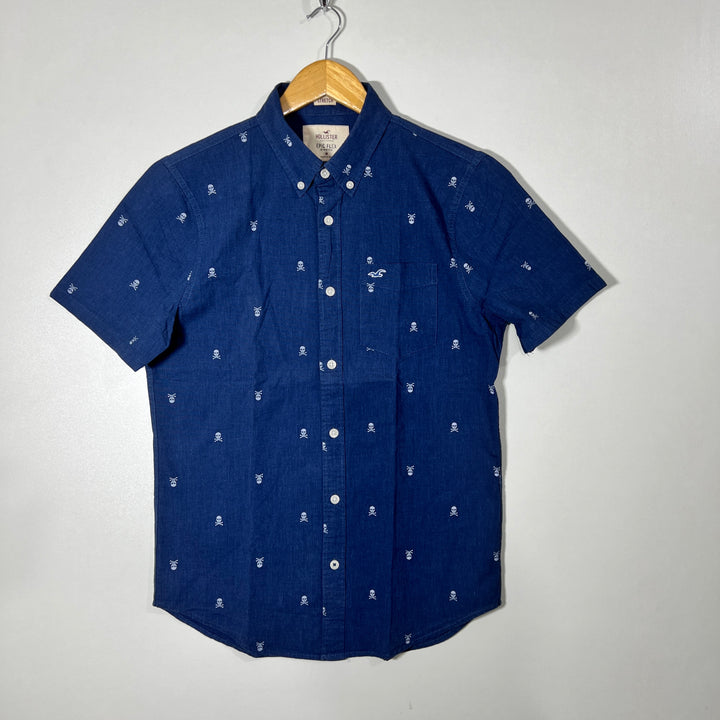 HOLLISTER BUTTON DOWN HALF SLEEVES SHIRT