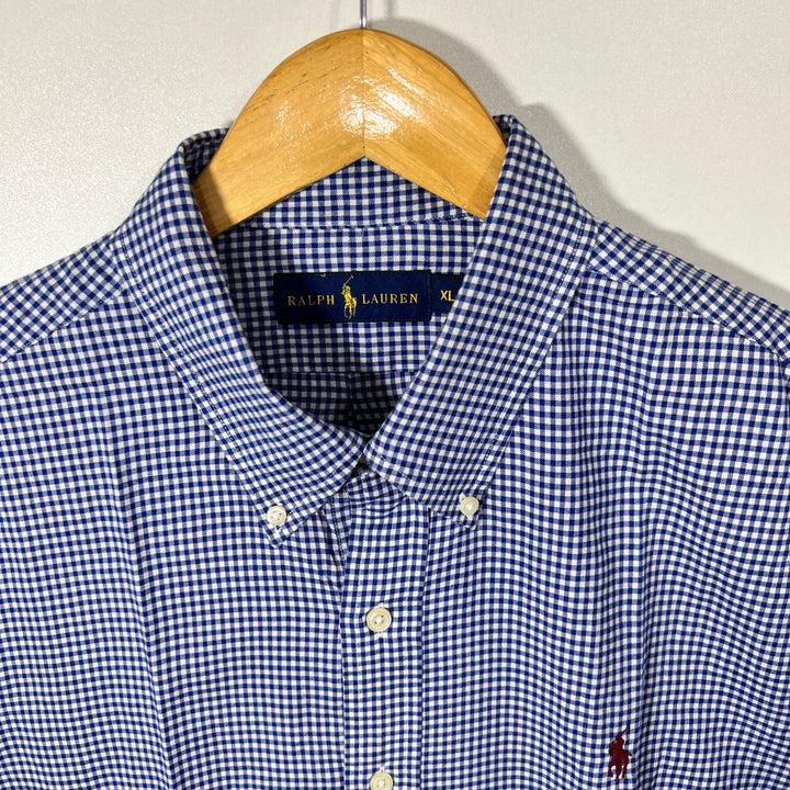 RALPH LAUREN POLO BUTTON DOWN CHECKERED