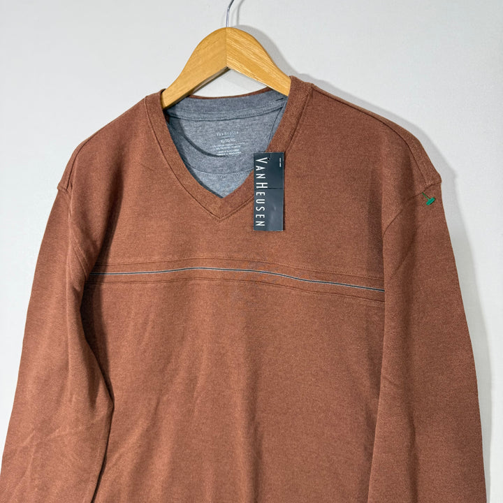 VAN HEUSEN LONG SLEEVES COTTON TSHIRT BRAND NEW