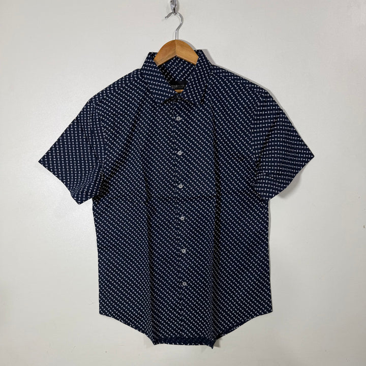 KENNETH COLE AWEARNESS HALF SLEEVES COTTON SHIRT