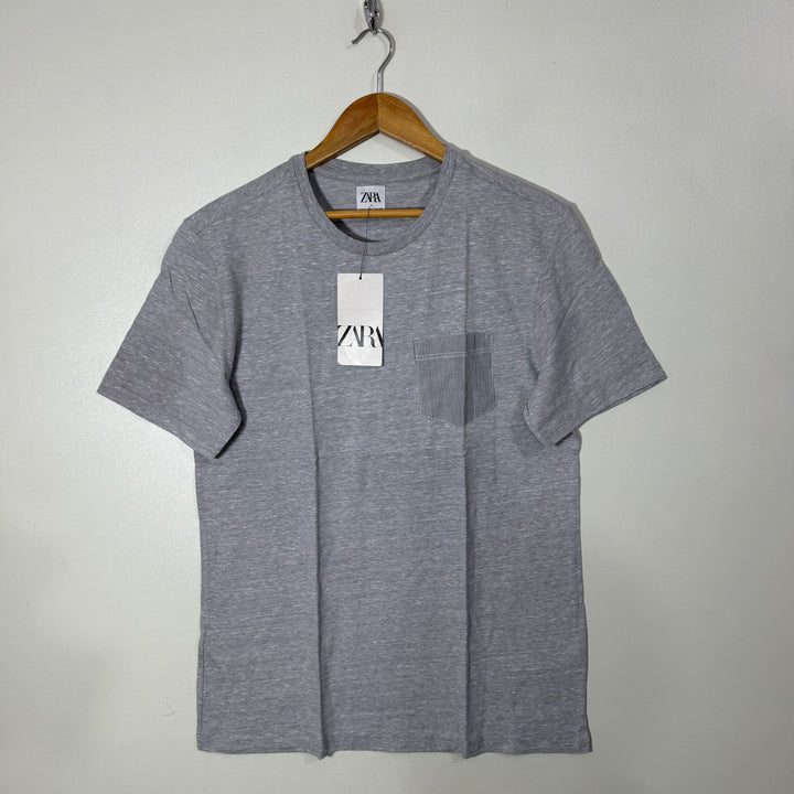 ZARA COTTON TSHIRT BRAND NEW GREY COLOUR