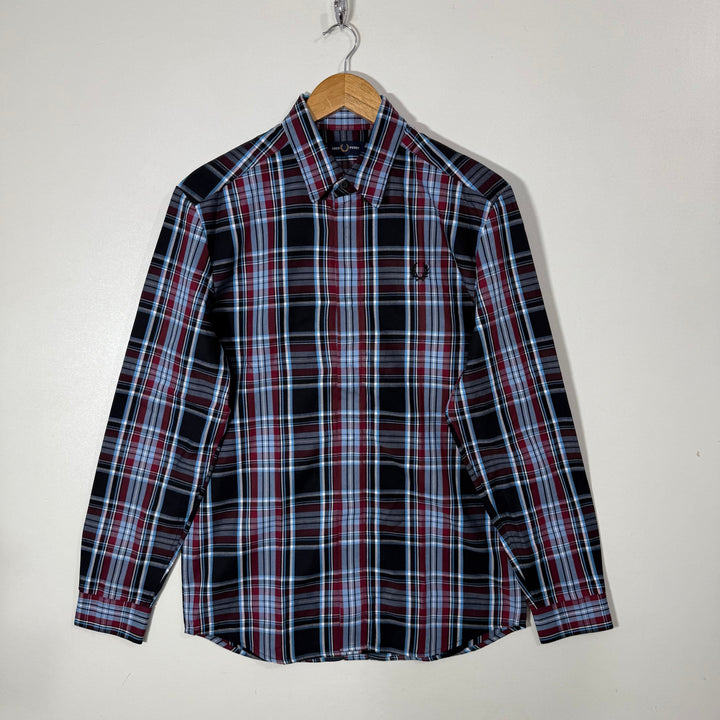 FRED PERRY BUTTON DOWN OXFORD COTTON SHIRT