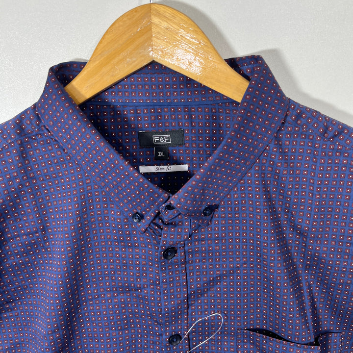 F&F BUTTON DOWN CASUAL COTTON SHIRT