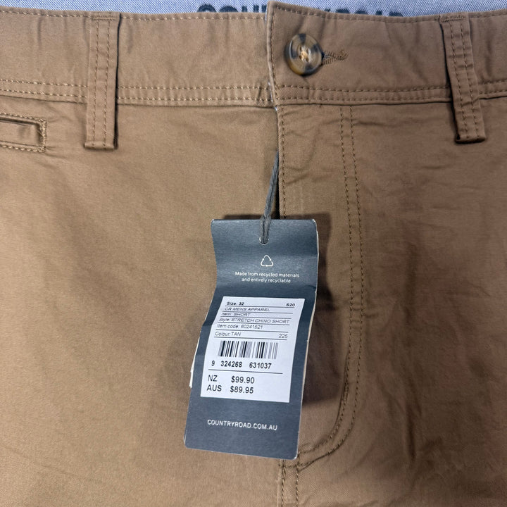COUNTRY ROAD COTTON CHINO SHORT BRAND NEW WITH STRETCH