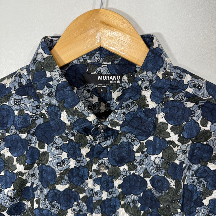 MURANO SLIM FIT CASUAL COTTON SHIRT