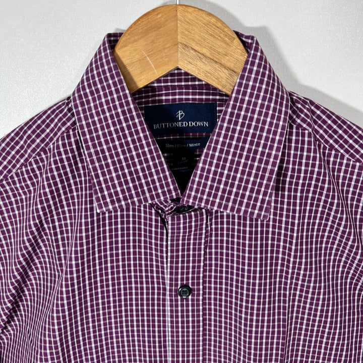 BUTTONED DOWN SLIM FIT SEMI FORMAL SHIRT