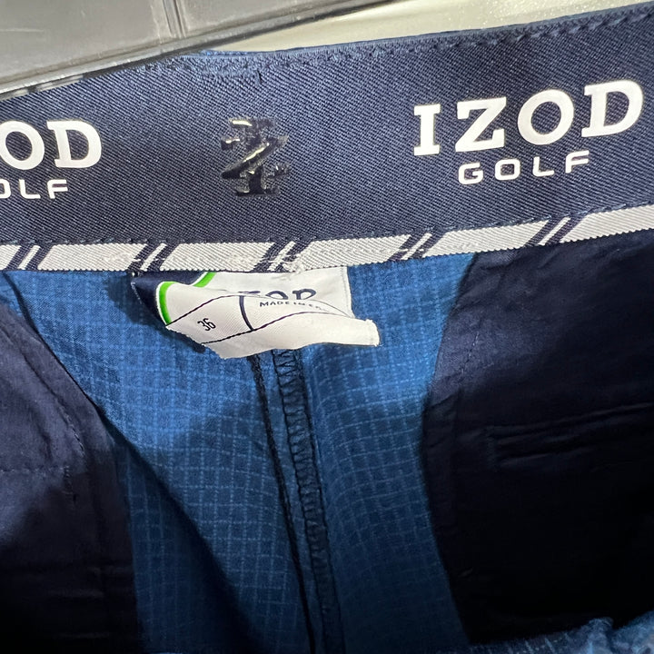 IZOD GOLF CHECKERED SHORT
