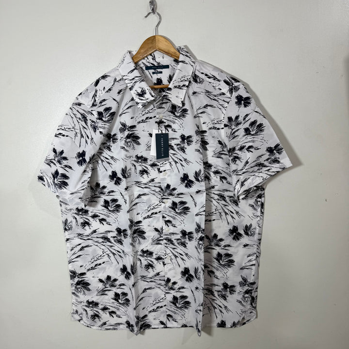 PERRY ELLIS HALF SLEEVES COTTON SHIRT BRAND NEW WITH STRETCH (71)