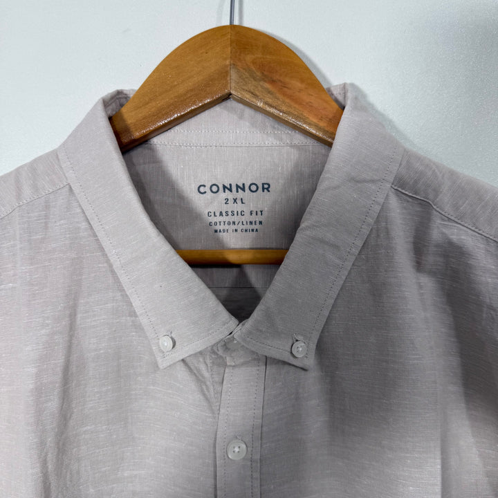 CONNOR HALF SLEEVES LINEN SHIRT BRAND NEW