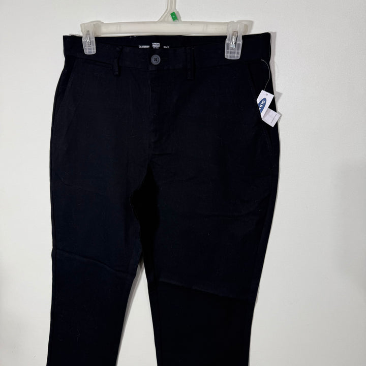 OLD NAVY SLIM FIT COTTON CHINO PANT BRA NEW BLACK COLOUR WITH STRETCH