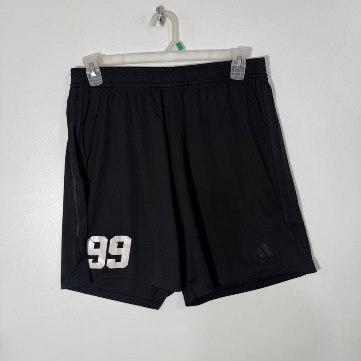 ADIDAS REGULAR FIT FOOTBALL  SHORT WITHOUT POCKETS BLACK COLOUR