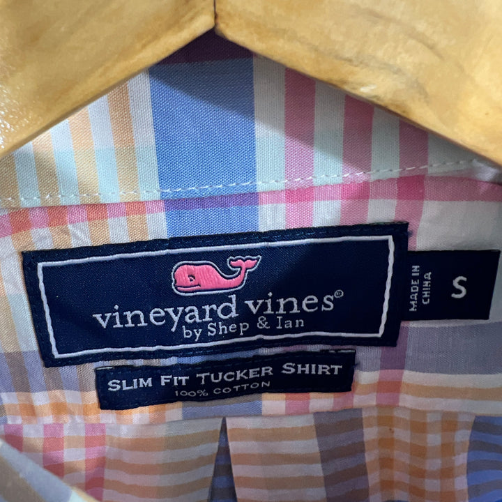 VINEYARD VINES BUTTON DOWN CHECKERED CASUAL COTTON SHIRT