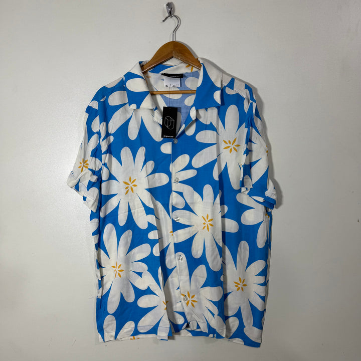 ORIGINAL USE SAFARI COLLAR HALF SLEEVES HAWAI SHIRT