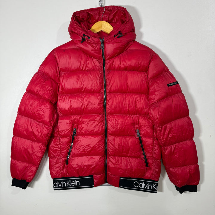CALVIN KLEIN PREMIU DOWN PUFFER JACKET WITH HOOD