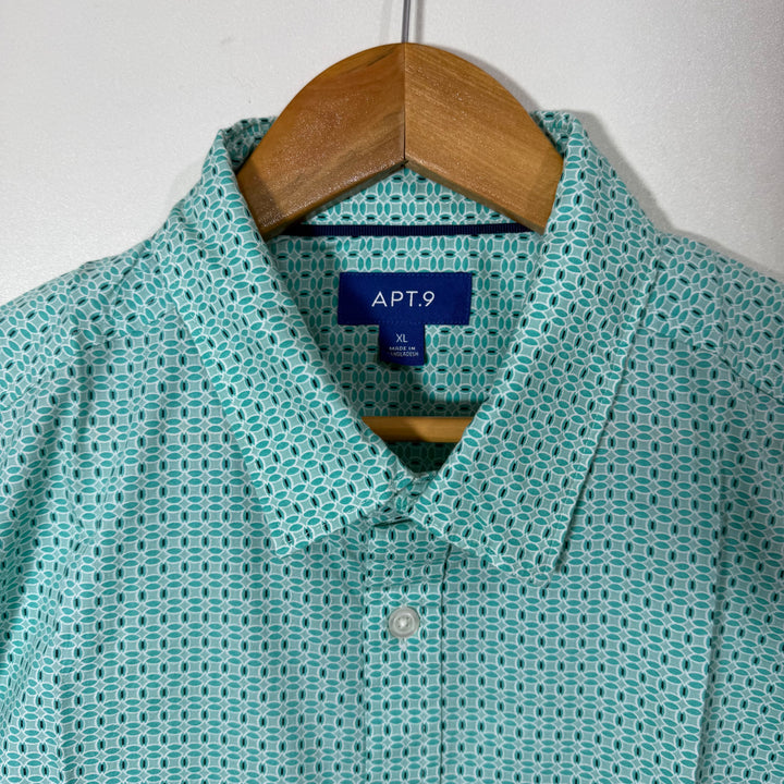 APT.9 PRINTED HALF SLEEVES SHIRT BRAND NEW